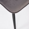 Jedilni stol K521 iz žameta, siva