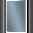 Ogledalo LUX LED BLACK, 60 x 80 cm