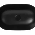 Nadpultni umivalnik SPARROW, 50 x 30 cm, mat črna