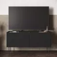 TV omarica DESIN, 150 cm, črna/hrast nagano
