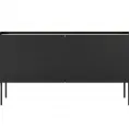 TV omarica DESIN, 150 cm, črna/hrast nagano