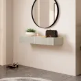 Viseča konzolna/toaletna mizica NICOLE, 100 cm, kašmir