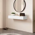 Viseča konzolna/toaletna mizica NICOLE, 100 cm, bela