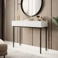 Konzolna/toaletna mizica NICOLE, 100 cm, bela
