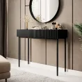Konzolna/toaletna mizica NICOLE, 100 cm, črna