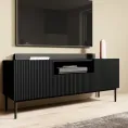 TV omarica NICOLE, 150 cm, z odprtim delom, črna