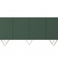 Komoda SCALIA 190 cm, temno zelena