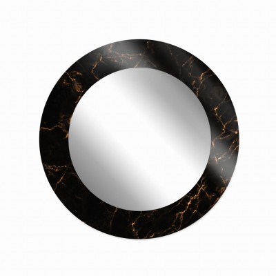 Ogledalo MALERI MARBLE BLACK, glass and more, črni marmor