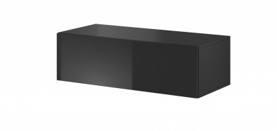 TV omarica VIGO SLANT, 100 črna/črna