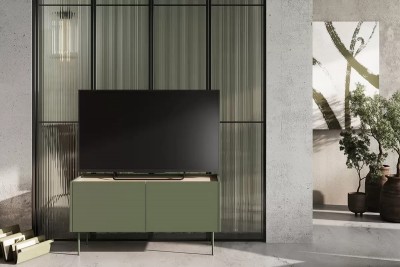TV omarica DESIN, 150 cm, olivna/hrast nagano