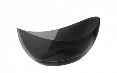 Transparentna prostostoječa kad AXYA, carbon grey, 180 x 80 cm
