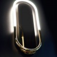 Stenska LED svetilka OLIVIA W0290D, zlata