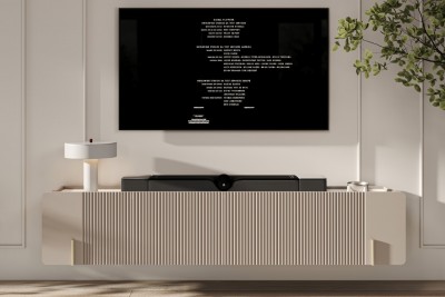 Viseča TV omarica MALMI, 200 cm, kašmir/crema bianca