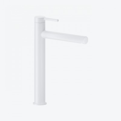 Visoka armatura PI za umivalnik, 29 cm, mat bela