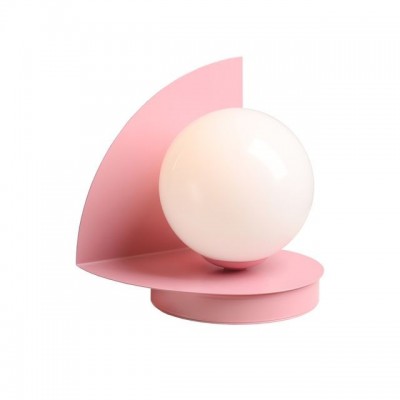 Namizna svetilka LOOP BABY PINK, roza