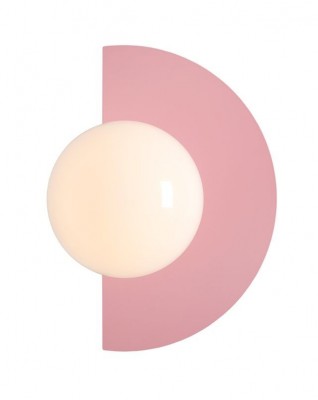 Stenska svetilka LOOP BABY PINK, roza