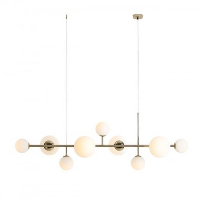 Viseča svetilka DIONE 9 GOLD, 170 cm, zlata