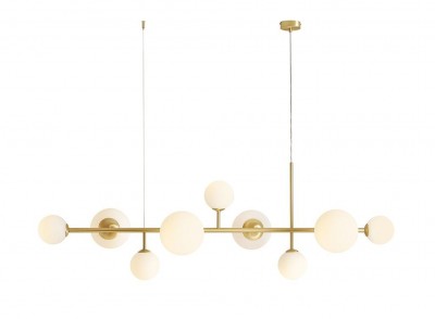 Viseča svetilka DIONE 9 BRASS, 170 cm, medenina