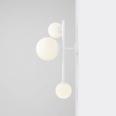 Stenska / stropna svetilka DIONE 3 WHITE, bela