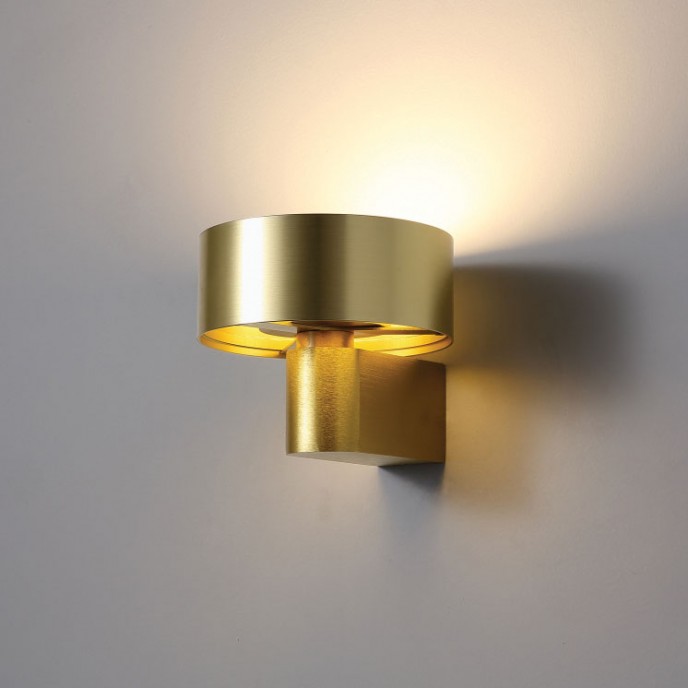 Stenska svetilka BRAKET/K 229, zlata