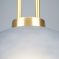 Viseča svetilka PLUTON P0415 zlata/siva