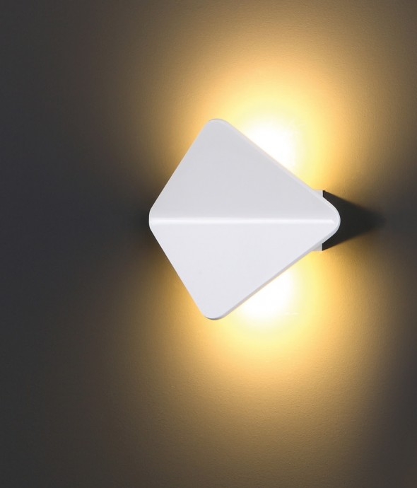 Stenska LED svetilka TIGRA W0127, bela