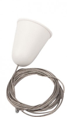 Kabel za viseče svetilke MHT1-P50 5M, bel pokrov