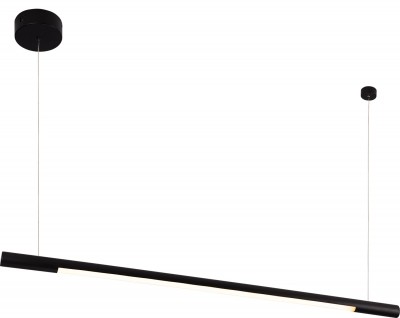 Viseča svetilka ORGANIC HORIZON P0354D, možnost zatemnitve, 100 cm, črna