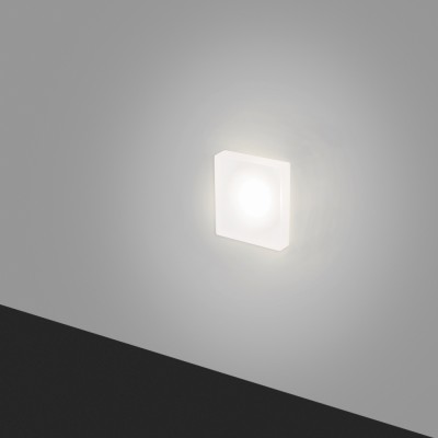 Stenska svetilka LESEL 008 XL belo steklo