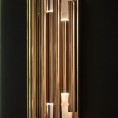 Stenska LED svetilka ORGANIC W0187, zlata
