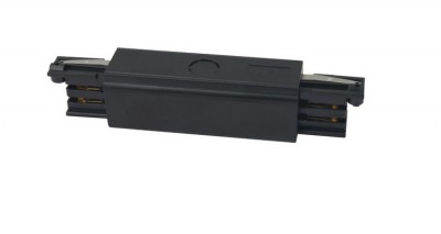Vezni napajalni konektor za tirnico MHT1-IL, črna