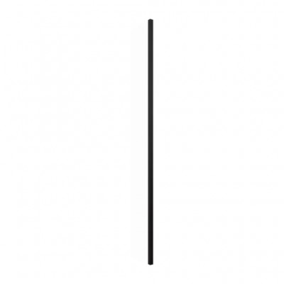 Stranska stena tuš kabine MARINA, 30 cm, mat črna/prozorno steklo