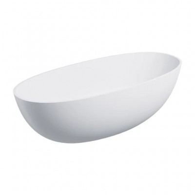 Samostoječa kad SHELL M+ 175 x 78 cm, mat bela