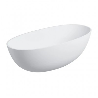 Samostoječa kad SHELL M+ 160 x 75 cm, bela mat