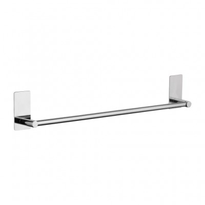 Samolepilno obešalo za brisače STRONG, 59 cm, krom
