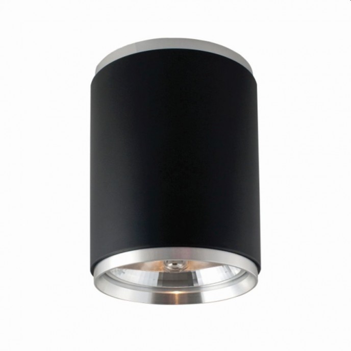 Stropna svetilka RETI/N 8130 XL, črna/aluminij