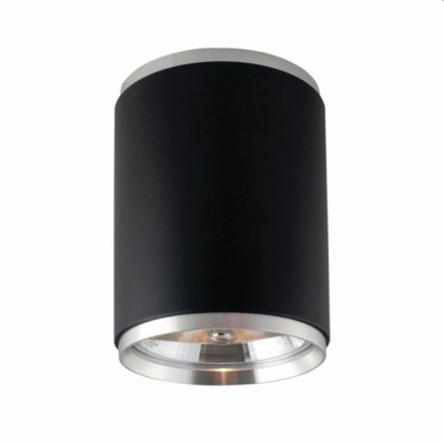 Stropna svetilka RETI/N 8130 XL, črna/aluminij