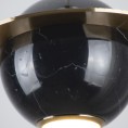 Viseča svetilka URANOS P0414, zlata/črna